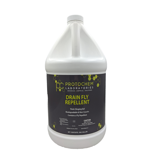 Protochem Laboratories Drain Fly Repellent, 1 Gal, 4PK PDRA1511